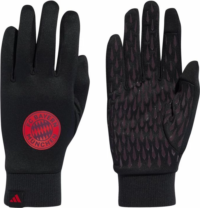 Navijaške rokavice Bayern Munich adidas, črne