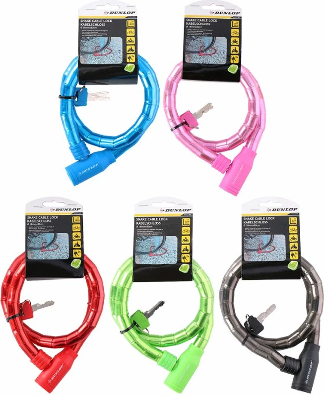 Varnostna ključavnica za kolo, uniseks Dunlop