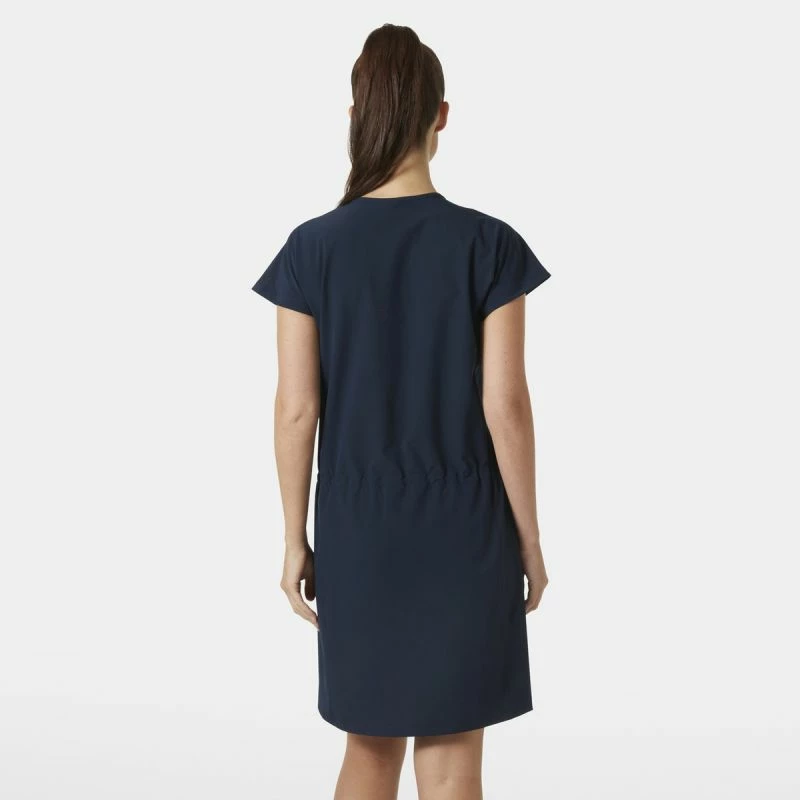 Poletna obleka Helly Hansen za ženske, temno modra