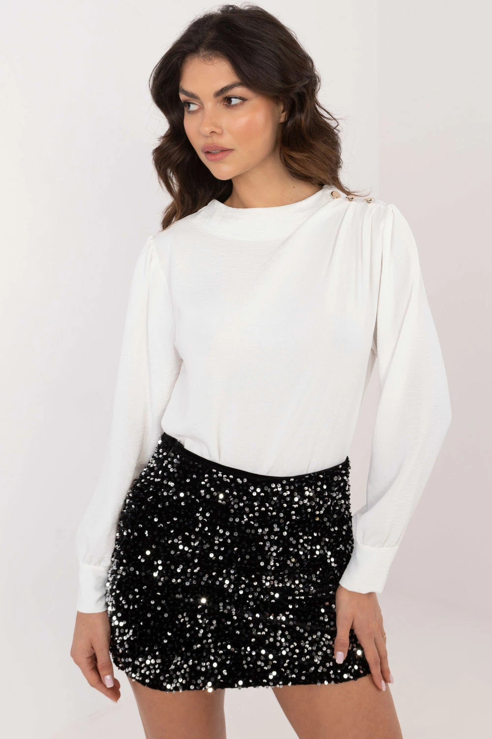 Elegantna bluza Italy Moda 203408, bela