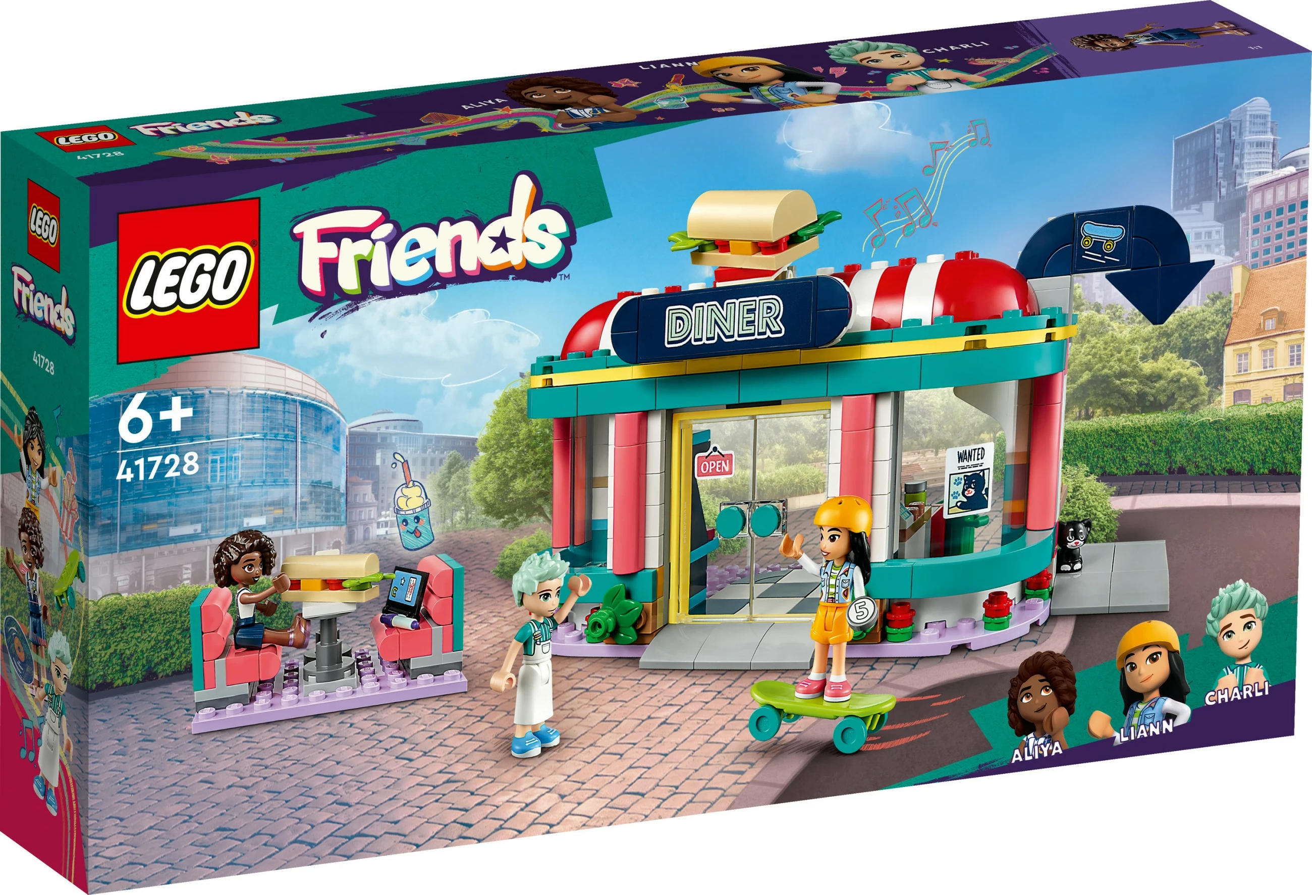 Set za sestavljanje restavracija LEGO Friends 41728, večbarven