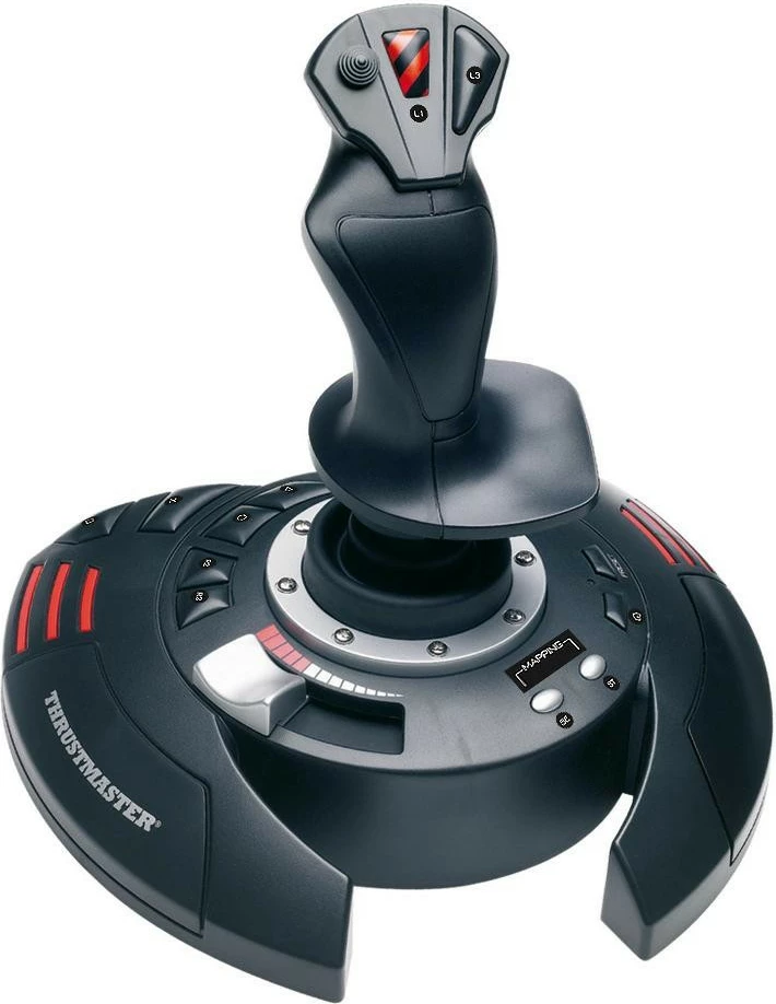 Igralni joystick Thrustmaster T.Flight Stick X 4160526, brezžičen, 12 gumbov, 4 osi, USB, PC/PS3, črn
