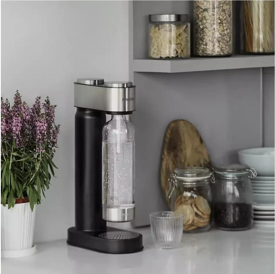 Aparat za gaziranje vode Philips ADD4902BK/10, črn Aparat za gaziranje vode Philips ADD4902BK/10, črn