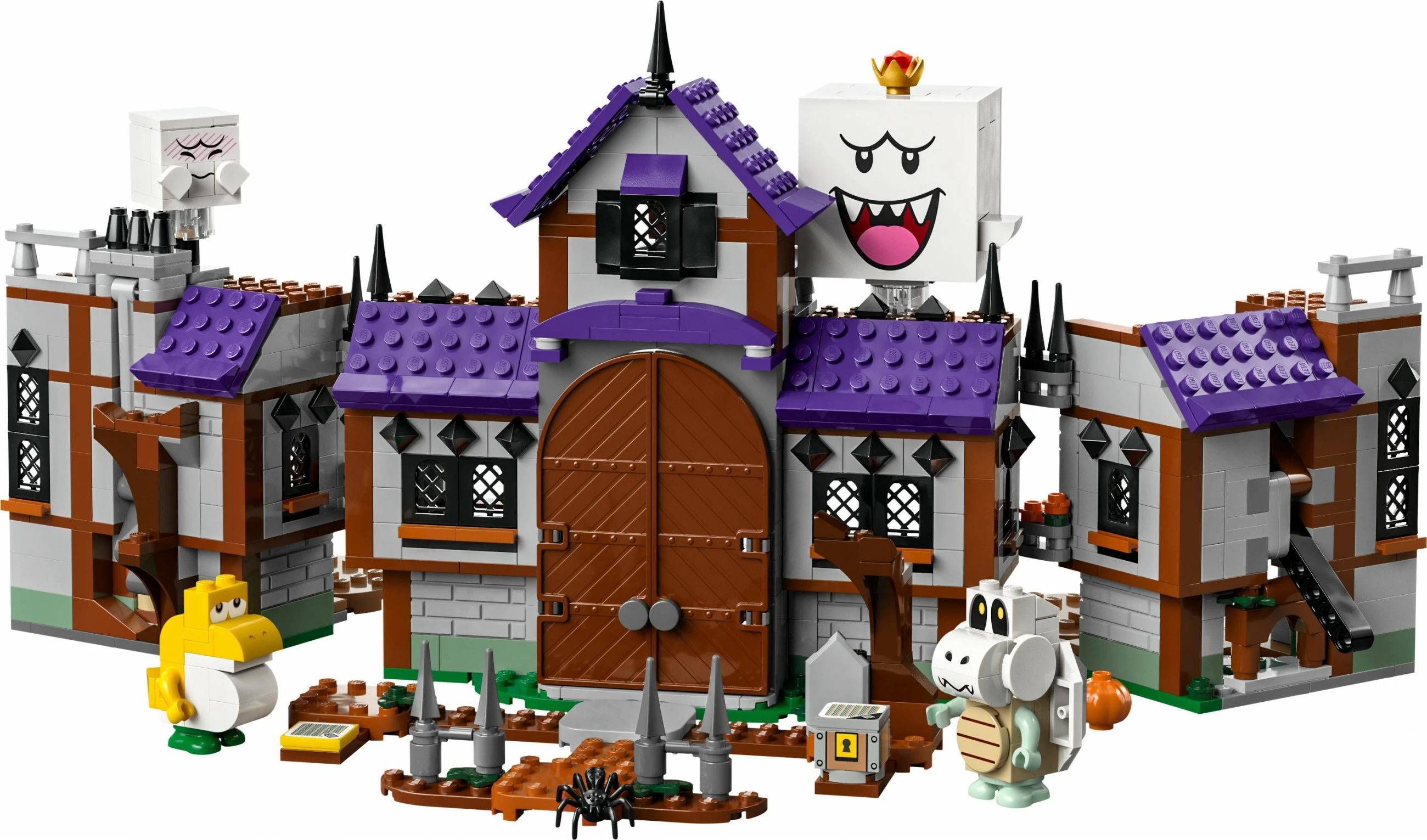Set gradnje Super Mario King Boo's Haunted Mansion LEGO 71436, večbarven