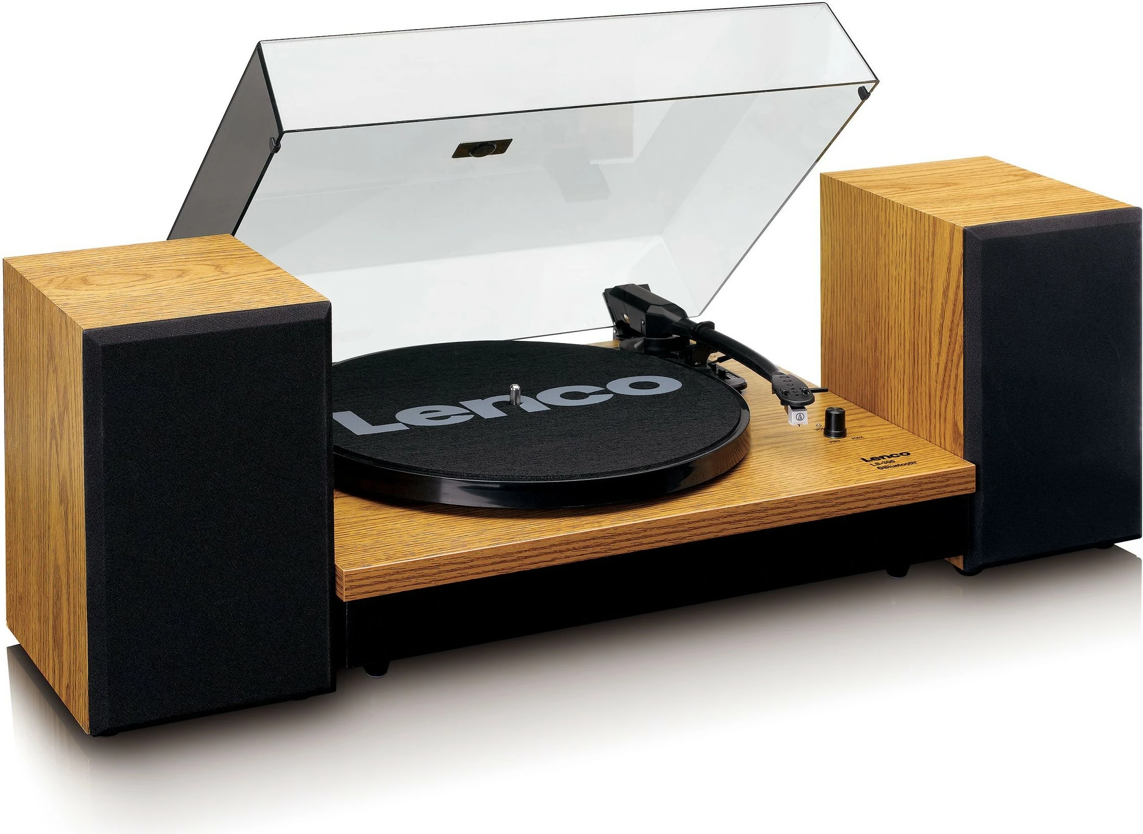 Gramofon Lenco LS-300, Bluetooth, 2 zvočnika, les/črn Gramofon Lenco LS-300, Bluetooth, 2 zvočnika, les/črn