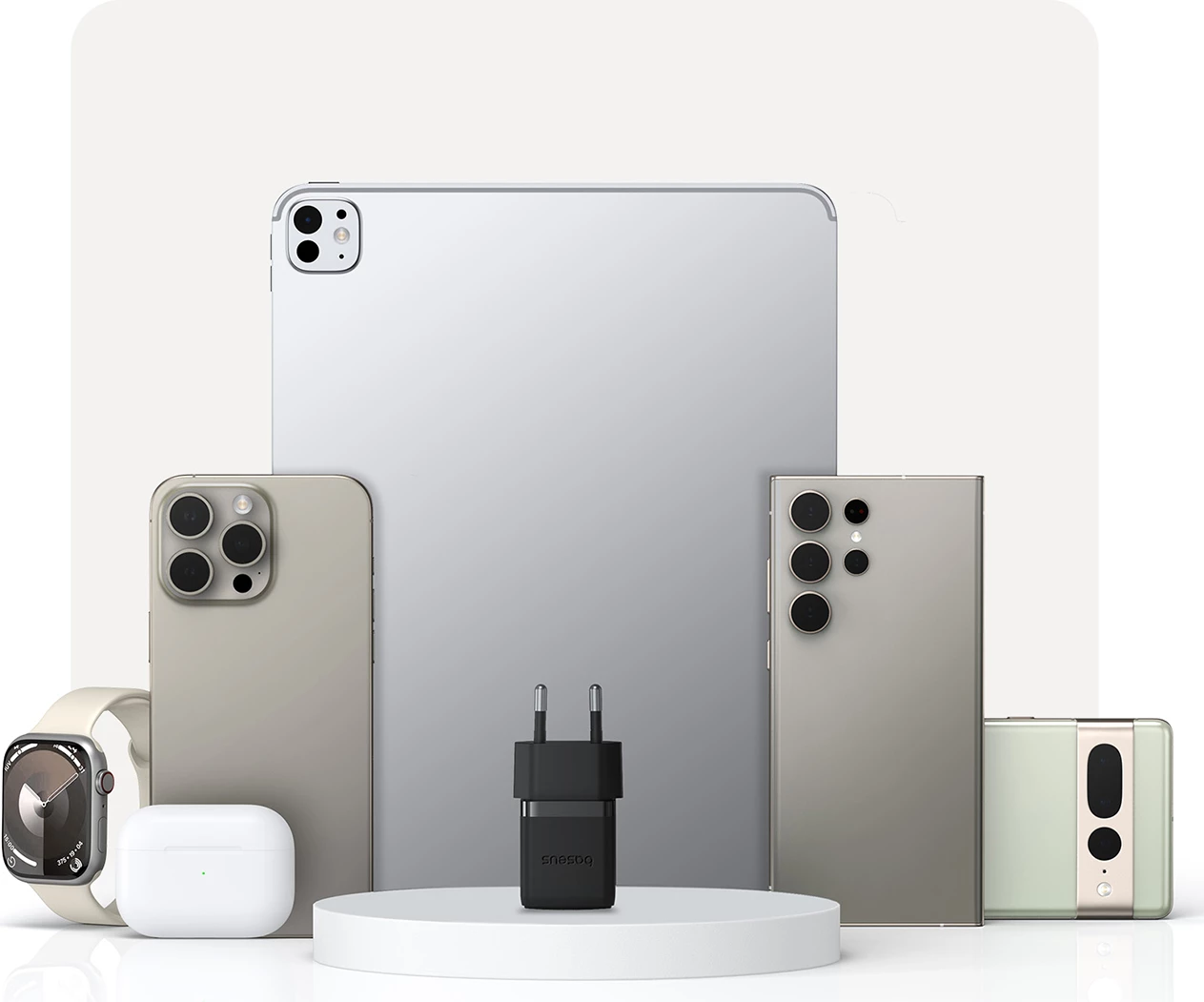 Hitro polnjenje 30W, Baseus Palm USB-C, bel