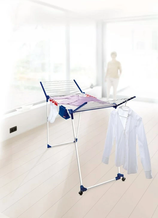 Sušilnik za perilo Leifheit Pegasus 200, 20 m, tehnopolimer, temno moder