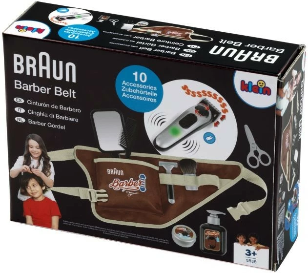 Igralni set brivca Klein Braun 5838, za otroke, rjava/bež
