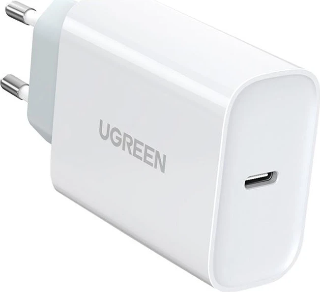 USB-C polnilec UGREEN CD127, PD3.0, QC4.0, 30W, bel