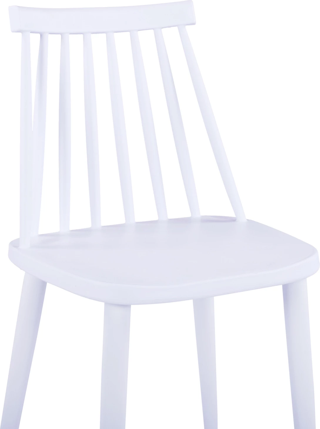 Jedilni stol FH8052.11 Vanessa bel z belimi kovinskimi nogami 43x46,5x82 cm, set 4 kosov