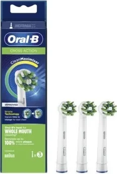 Rezervne glave za električno zobno ščetko Oral-B Cross Action, 3 kosi