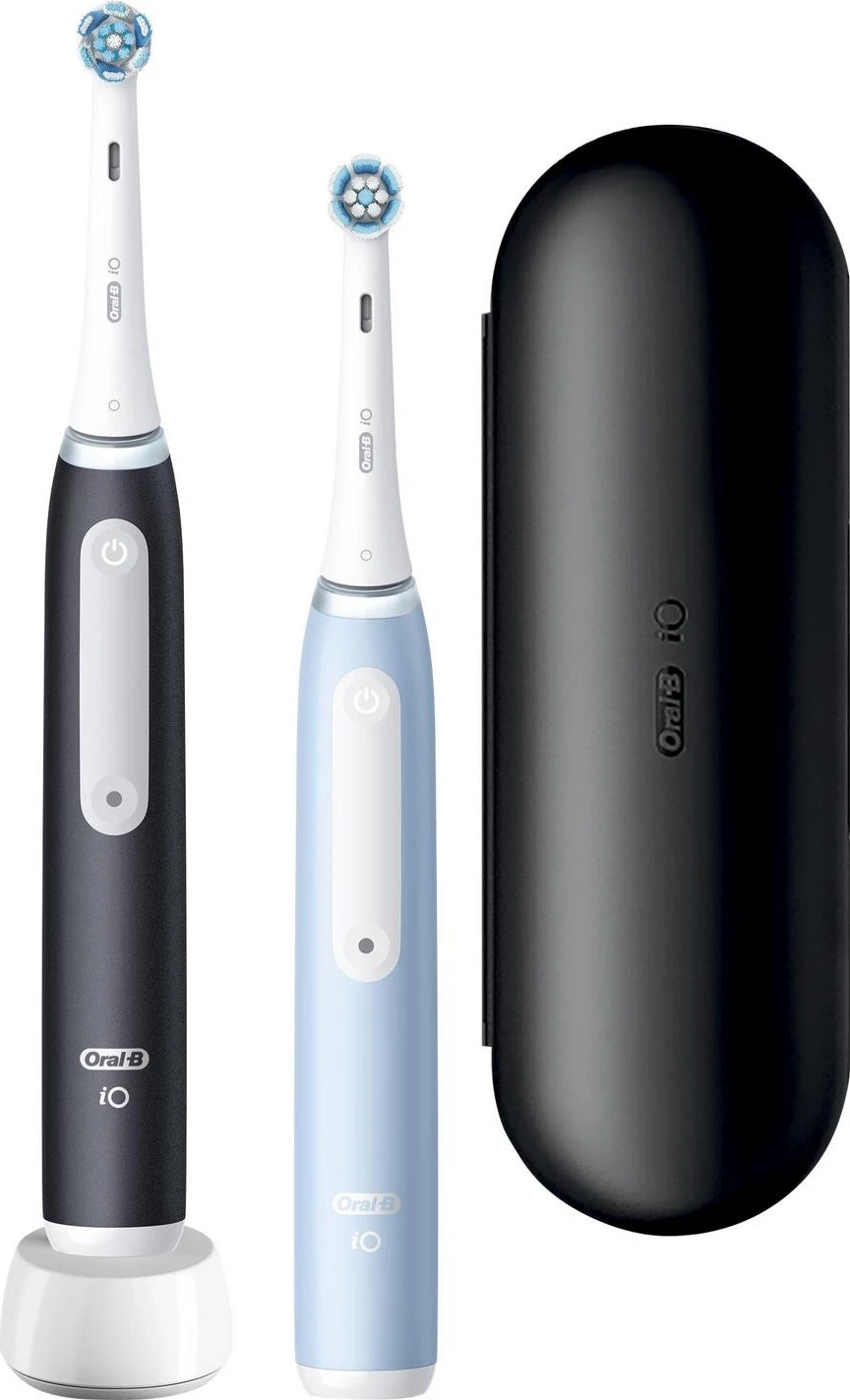 Magnetna zobna ščetka iO 3, Oral-B, črno/modra