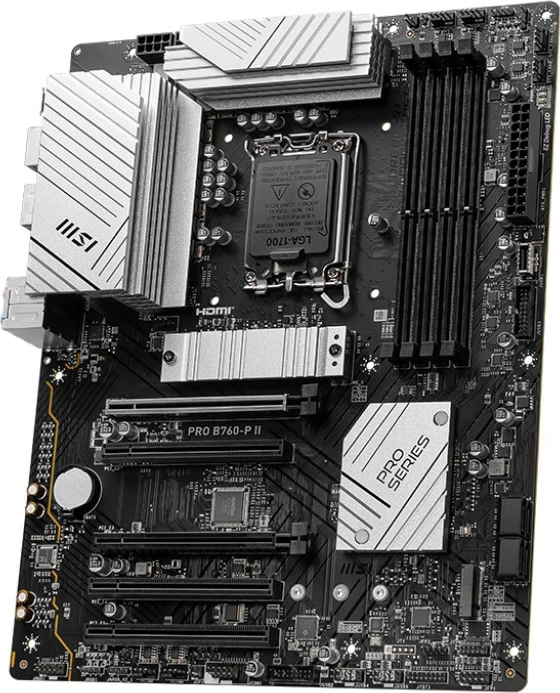 Plošča za matično ploščo MSI PRO B760-P II, Intel B760, LGA 1700, ATX