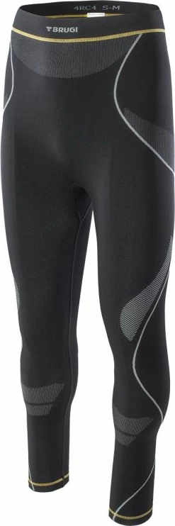 Termoaktivne helanke za moške, črne Brugi 4RC4 M