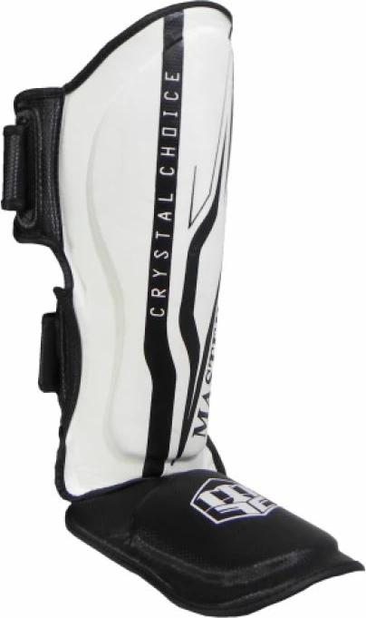 Zaščitnik za golen za moške Masters, bel in črn