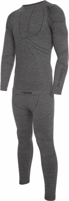 Termoaktivni komplet za moške, Viking, siv