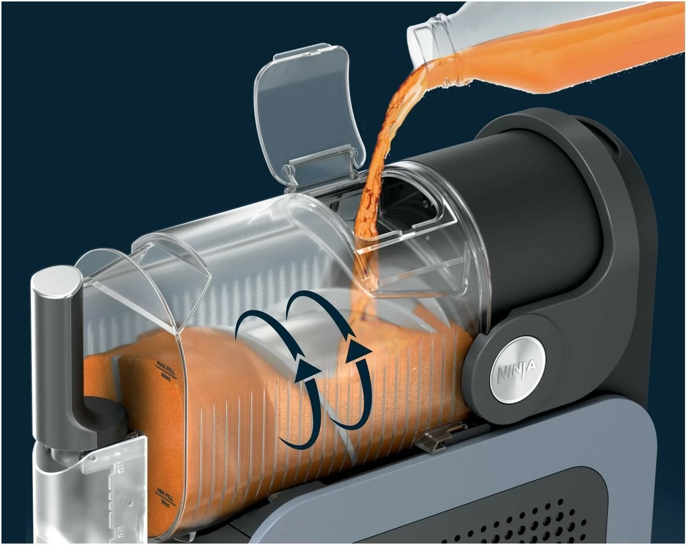 Aparat za hladne napitke Ninja FS301EU, 1,9 l, črn