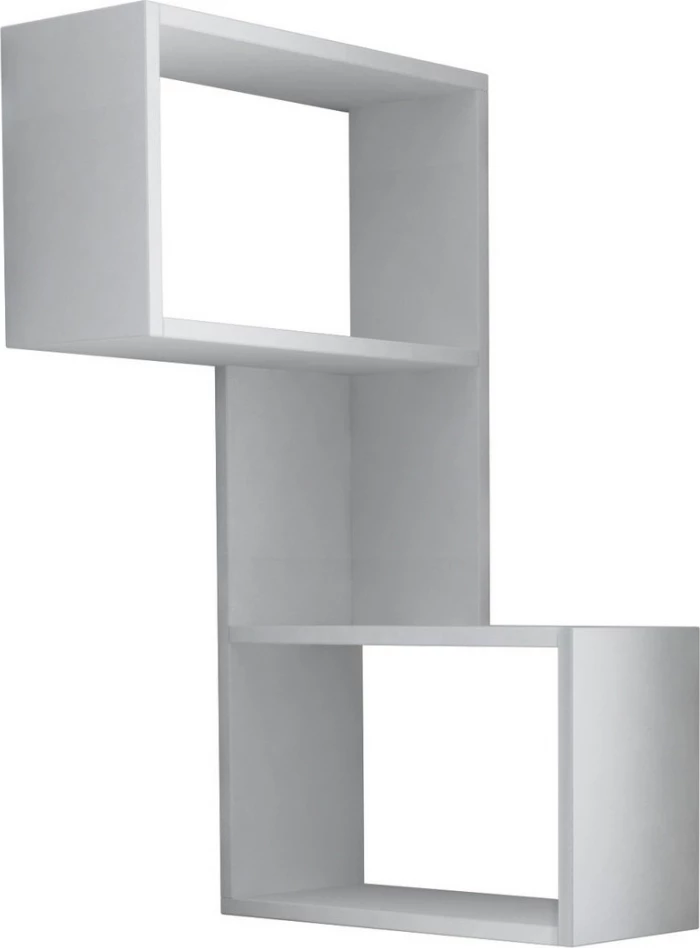 Črno bela stenska polica FH8972.01 47Χ20Χ85,5 cm