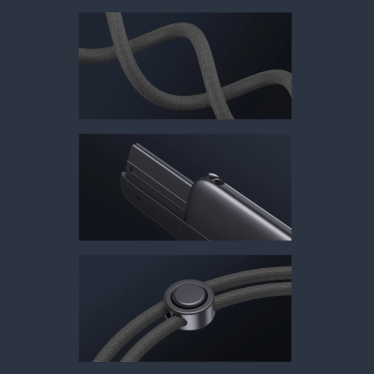 Vodoodporen ovitek za pametni telefon, Baseus AquaGlide BS-PC029, IPX8, s Slide Lock, črn