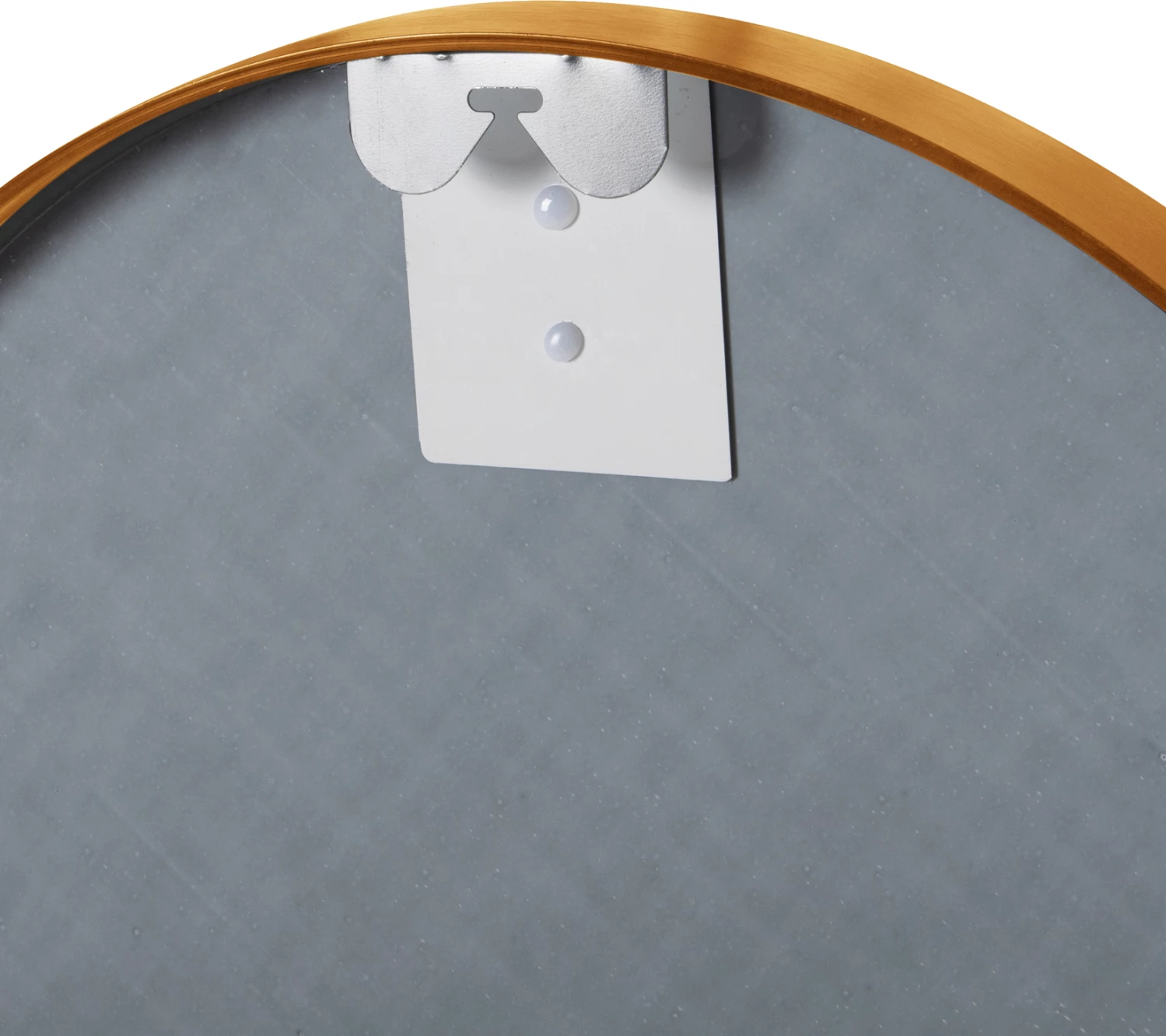 Okroglo stensko ogledalo FH9582.30 aluminijast okvir v zlati barvi Φ50x3 cm