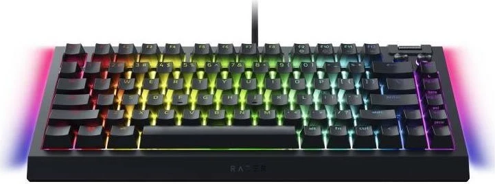 Mehanska igralska tipkovnica, Razer BlackWidow V4, 75% Intl. US, RGB