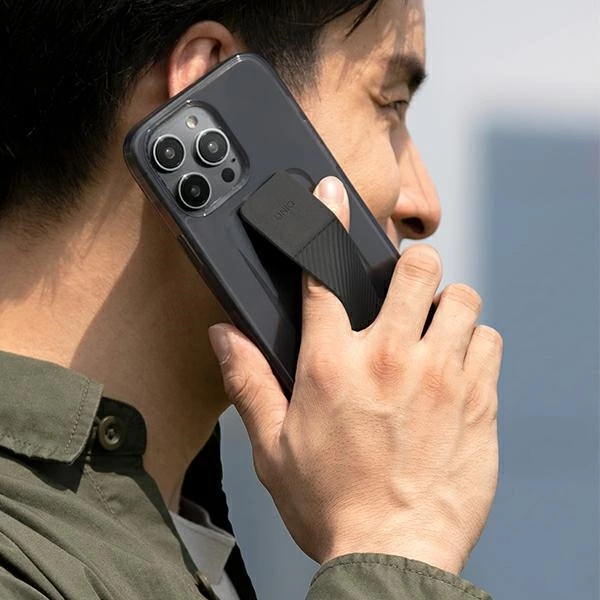Trdo ohišje UNIQ Heldro Mount za iPhone 14 Pro Max, sivo