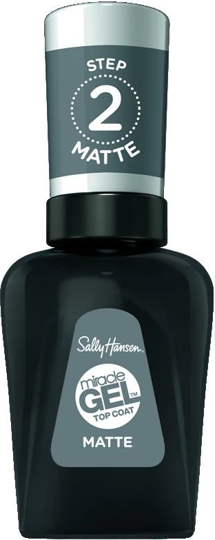 Mat zaključni premaz za nohte Sally Hansen Miracle Gel Matte Top Coat, 14,7 ml