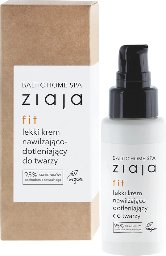 Vlažilna in oksigenirajoča krema za obraz za ženske Ziaja Baltic Home Spa Fit Light, 50 ml