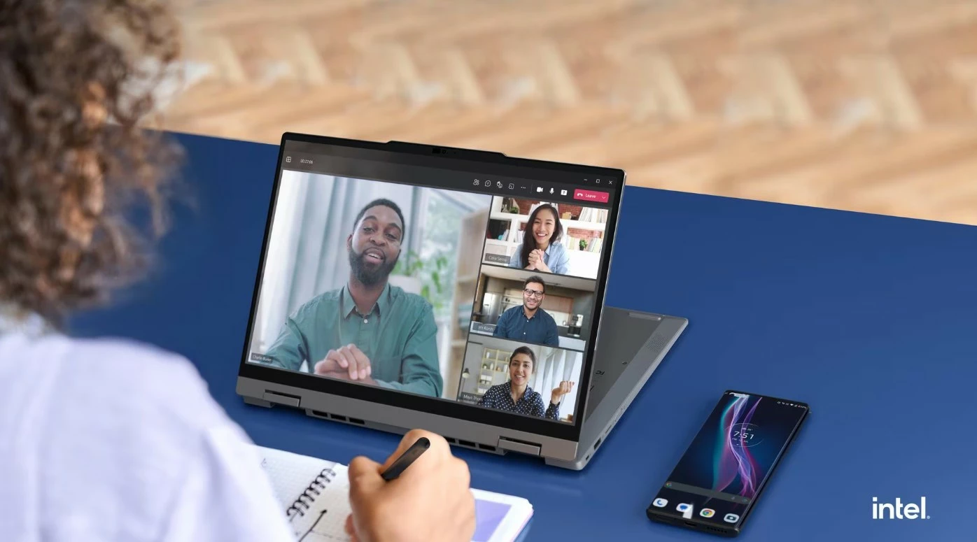 Prenosnik 2-v-1, 14" zaslon na dotik, Intel Core Ultra 5 225U, 16 GB RAM, 512 GB SSD, Luna Grey — Lenovo ThinkBook 14 G5