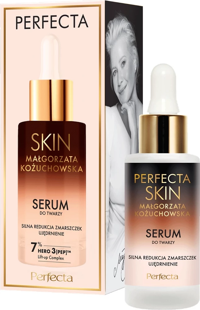 Negovalni lifting serum za obraz Perfecta Skin Małgorzata Kożuchowska Firming, 30 ml