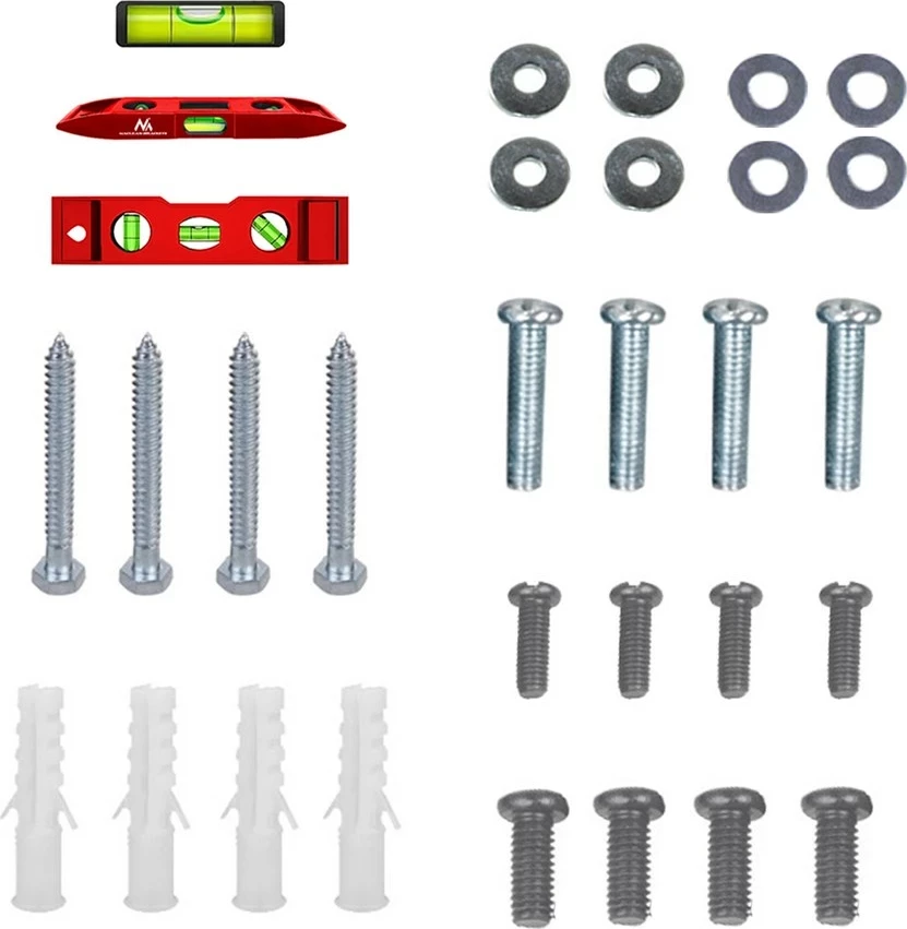 Stenska držala za TV Maclean MC-413, 32"-80", bela