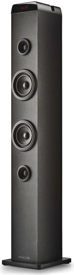 Altoparlant v stolpu, NGS Sky Charm Pro, 50 W, Bluetooth, USB, FM radio, AUX, črn