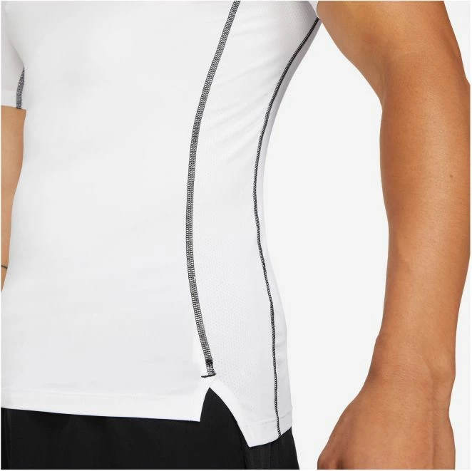 Termoaktivna majica Nike Pro Dri-FIT za moške, bela