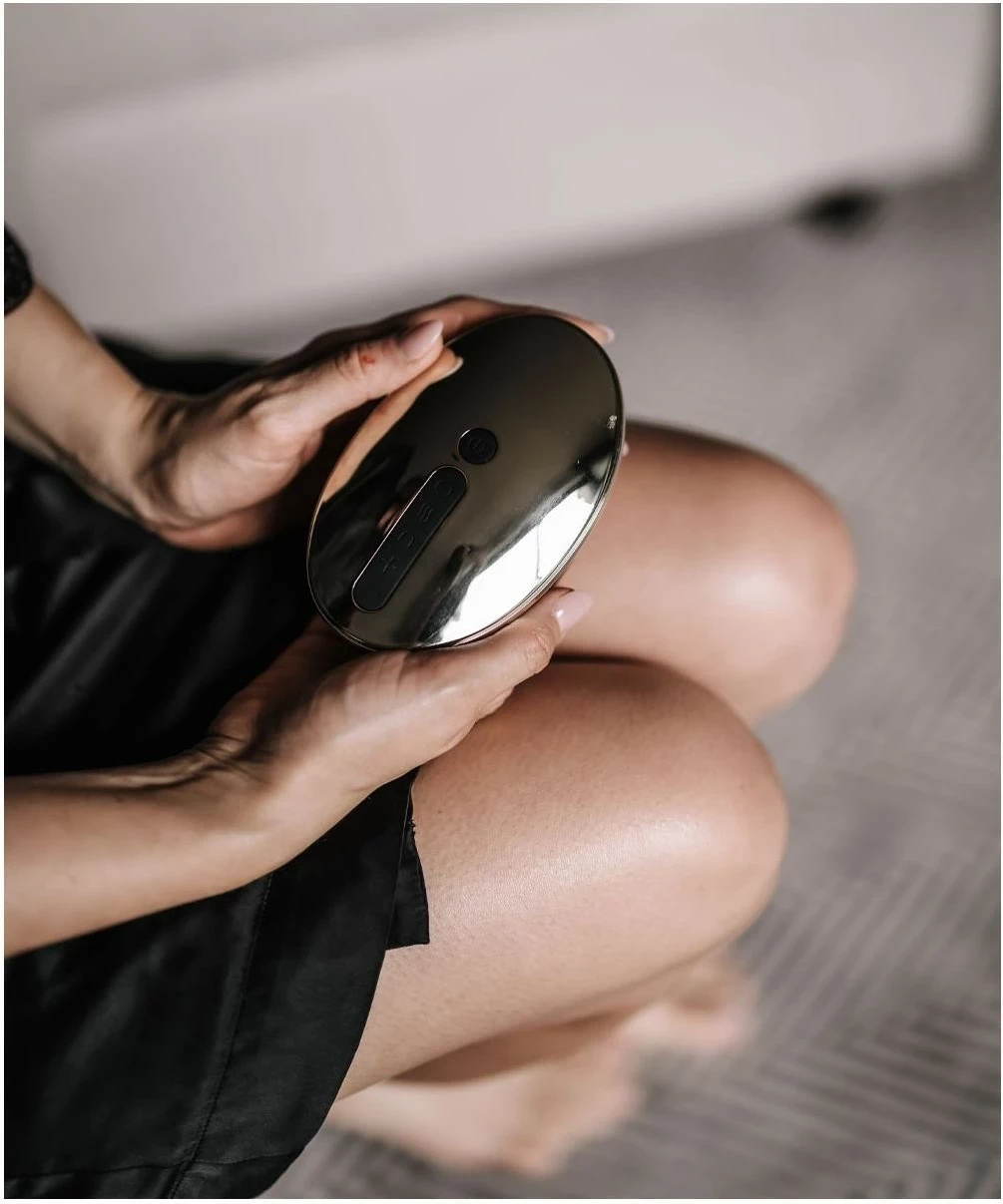 Masirni pripomoček za telo in obraz Beautifly Therm Body Revive, 10 stopenj intenzivnosti, 3 stopnje temperature, zlata