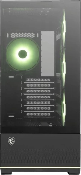 Kabineta (Midi Tower) zatemnjen MSI MAG PANO 110R PZ, xham i temperuar, črn