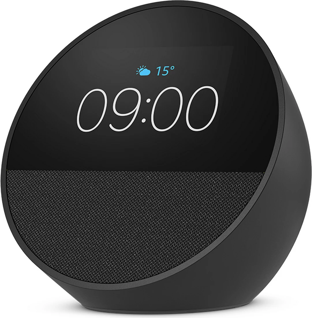 Hub za pametni dom Echo Spot Amazon B0C2S2J7JP, standard, črn