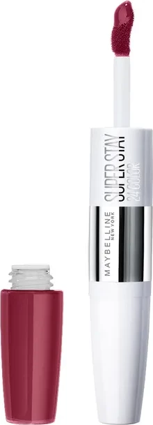 Teksturiran tekoči šminka 195 Raspberry Maybelline Superstay 24 2-Step