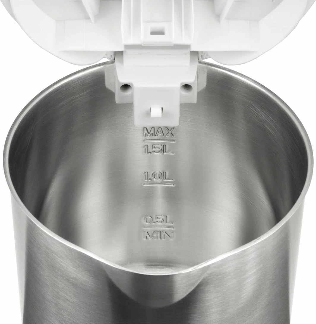 Električni ibrik 1,5 L, 2200 W, bel – UNOLD 18010