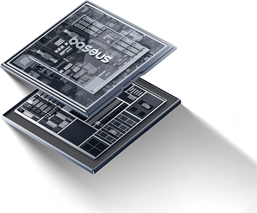 Powerbank 10.000 mAh, 30 W, z vgrajenim USB-C kablom, LED zaslon, črn Baseus QPow 2