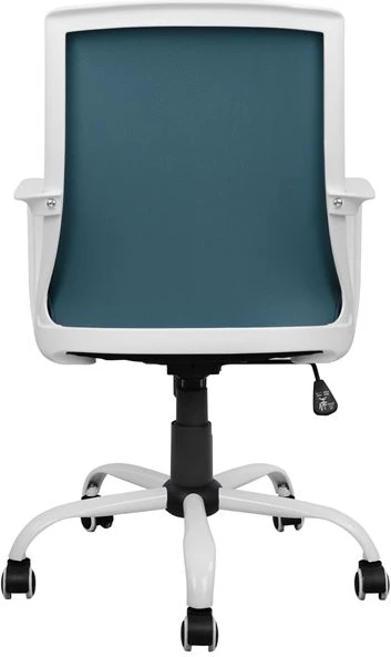 Pisarniški stol FH1053.06 Modra z mrežo in kovinsko osnovo 58x59x103 cm