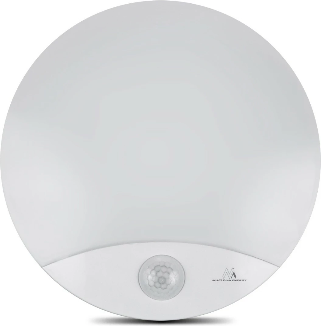 LED svetilka z detektorjem gibanja Maclean MCE357W, 10W, 900 lm, 4000K, IP44, bela