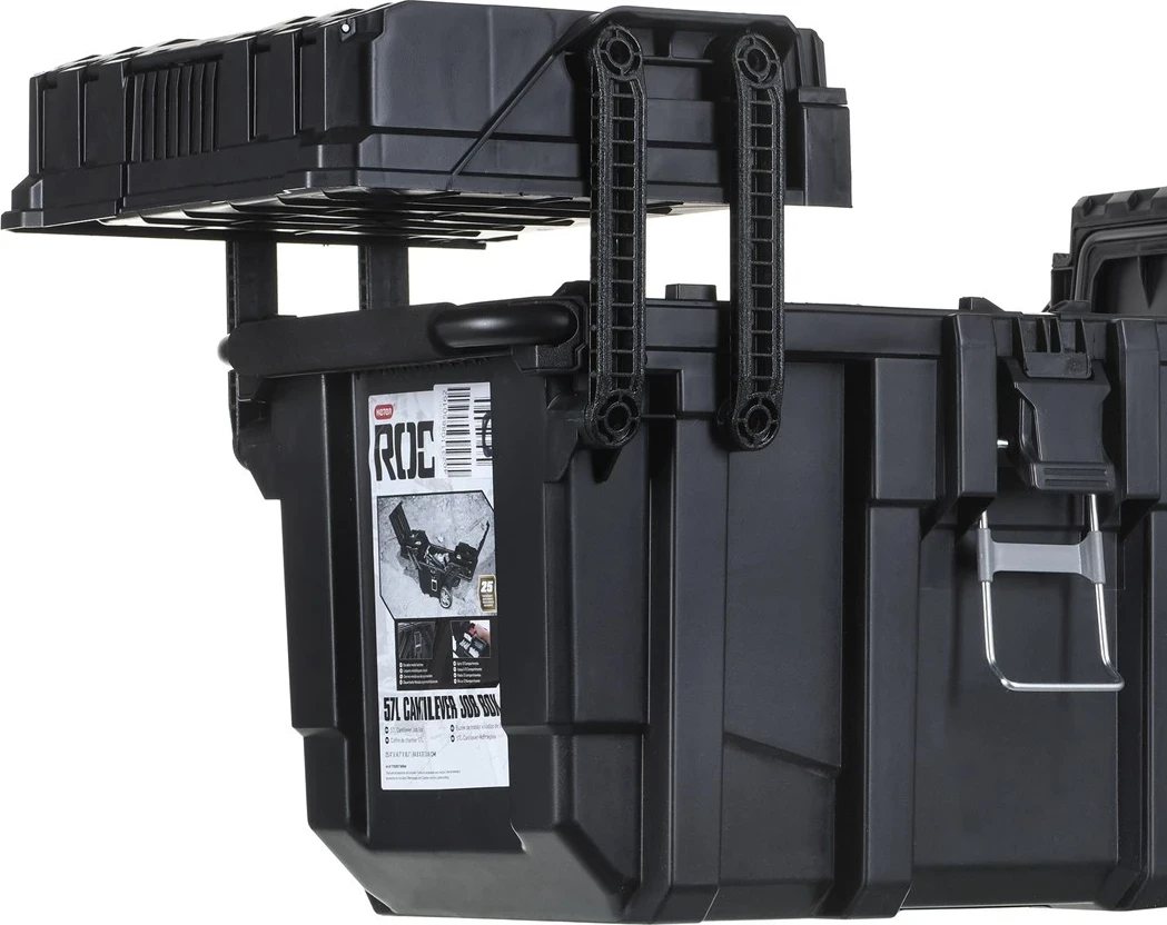 Kovček za orodje na kolesih Cantilever Keter, črn