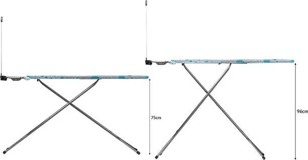 Določena za likanje Vileda Star Plus, 120 x 38 cm, nerjaveče jeklo