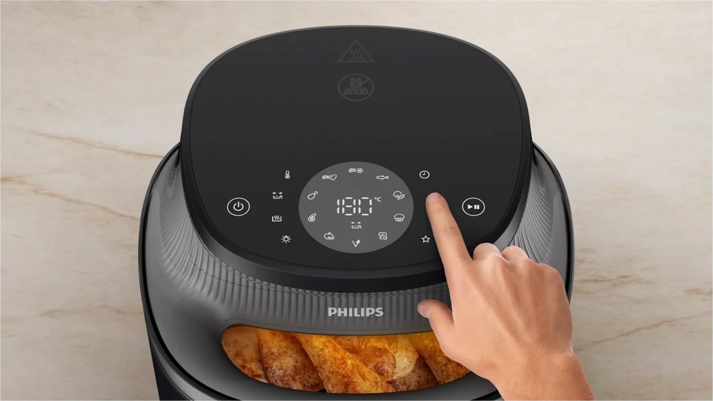 Zračni fryer Philips Ovi XL 3000 NA332/00, 6,2 l, črno/zlato Zračni fryer Philips Ovi XL 3000 NA332/00, 6,2 l, črno/zlato