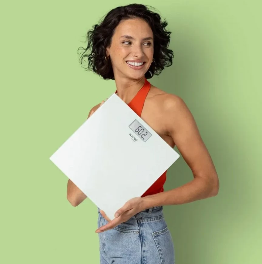 Osebna tehtnica Medisana Ecomed PS-72E, elektronska, bela