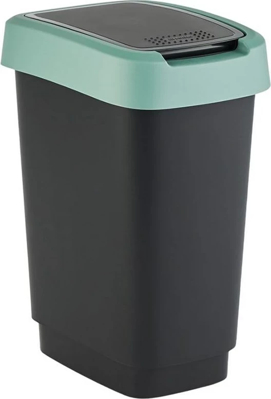 Kanta za smeti Rotho Twist, 10 L, zelena