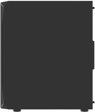 Računalniško ohišje Natec Fury Shobo SH4F RGB, Midi Tower, kaljeno steklo, 4 RGB ventilatorji, črno