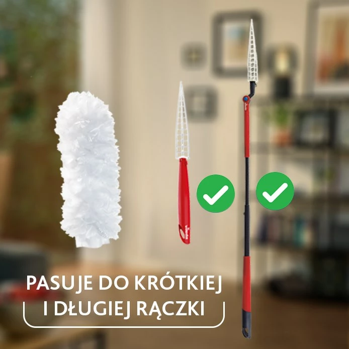 Nadomestni vložki za ročno metlo Vileda Flex&Catch, 5 kos, beli