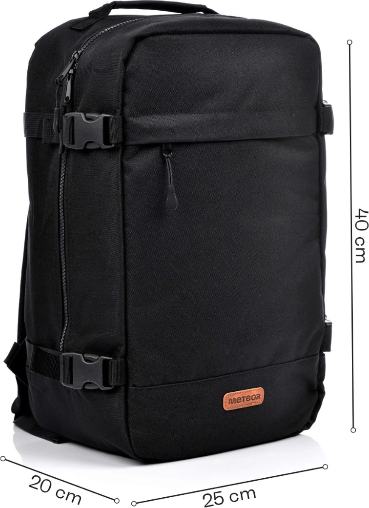 Nahrbtnik Meteor unisex, črn