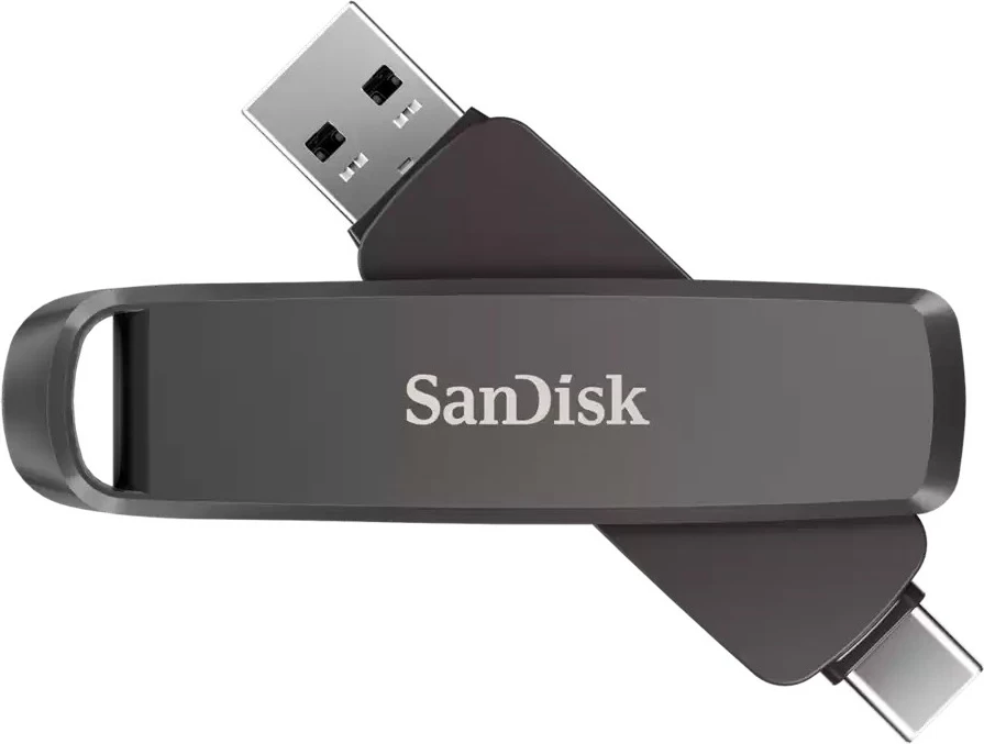 USB ključek Sandisk Extreme Pro Dual Drive 2TB, USB Type-A/Type-C, črn USB ključek Sandisk Extreme Pro Dual Drive 2TB, USB Type-A/Type-C, črn